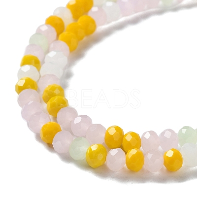 Glass Beads Strands EGLA-A034-M6mm-28-1