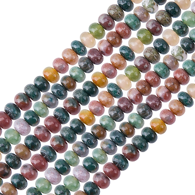 1 Strand Natural Indian Agate Beads Strands G-SC0003-78-1