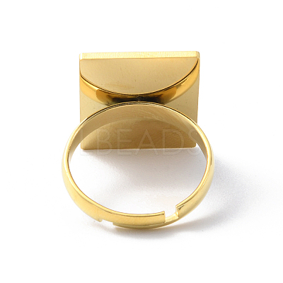 Stainless Steel Tarot Card Adjustable Ring for Women RJEW-WH0001-018G-02-1