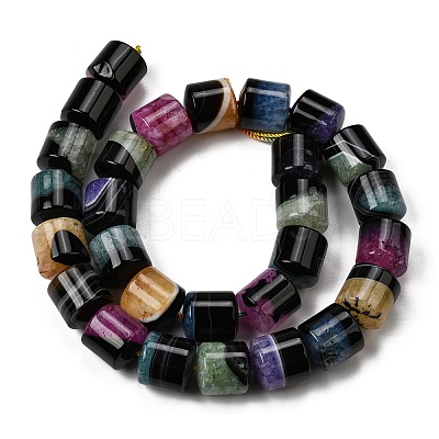 Natural Agate Beads Strands G-F820-P01-01F-1