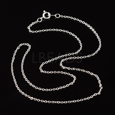 Brass Cable Chain Necklace SW028-S-1