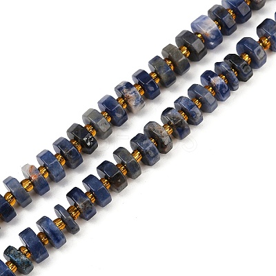 Natural Sodalite Beads Strands G-F796-A10-01-1