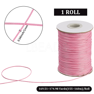 1 Roll Eco-Friendly Korean Waxed Polyester Cord YC-SP0001-03I-1