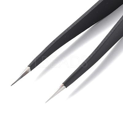 Spray Painted 201 Stainless Steel Beading Tweezers TOOL-G021-05-1