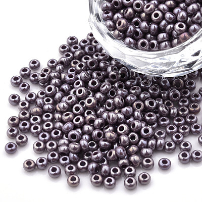 8/0 Czech Opaque Glass Seed Beads SEED-N004-003A-06-1