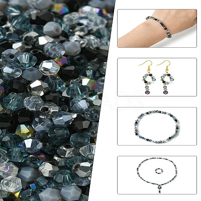 Mixed Styles Glass Beads GLAA-YWC0003-01D-1
