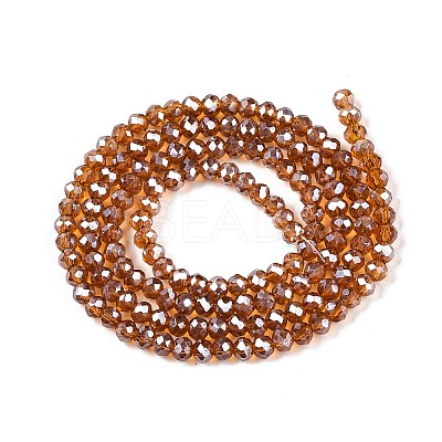 Electroplate Glass Beads Strands EGLA-A044-T2mm-A04-1