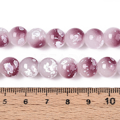Baking Paint Glass Beads X1-DGLA-N015-10mm-05-1