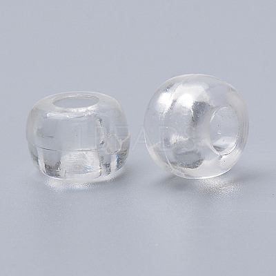 Transparent Plastic Beads X-MACR-S272-19D-1