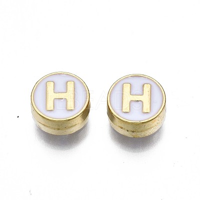 Alloy Enamel Beads X-ENAM-N052-006-01H-RS-1