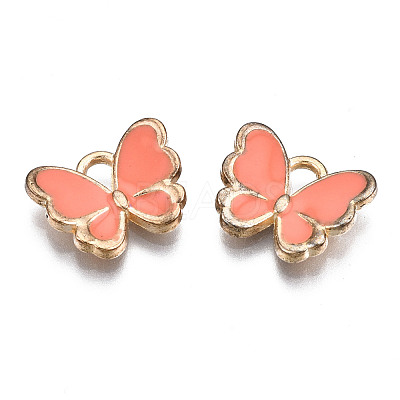 Alloy Enamel Charms X-ENAM-S121-070I-1