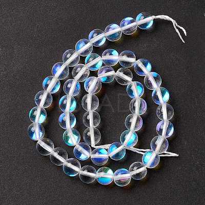 Synthetic Moonstone Beads Strands G-E573-02B-14-1