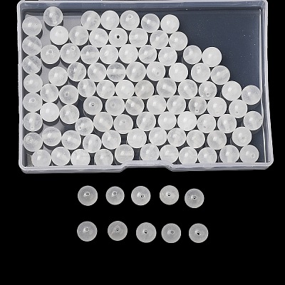 100Pcs Natural White Jade Beads DIY-SZ0004-58P-1