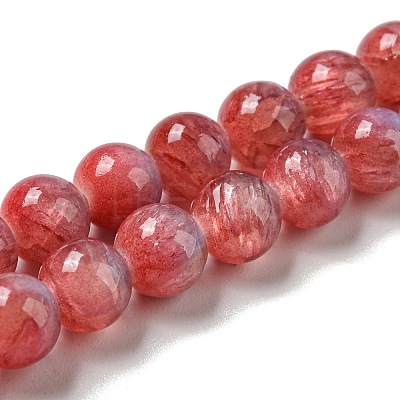 Dyed Natural White Jade Beads Strands G-F764-01D-1