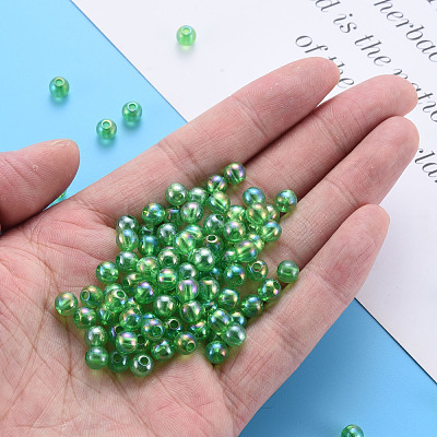 Transparent Acrylic Beads MACR-S370-B6mm-734-1