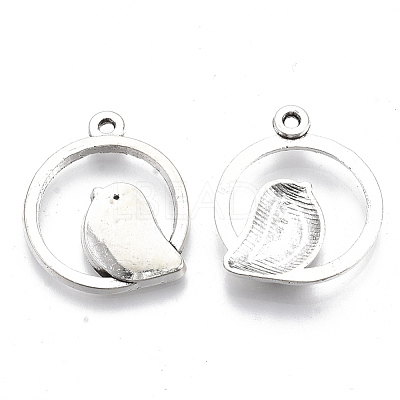 Tibetan Style Alloy Pendants X-TIBE-N006-28AS-LF-1