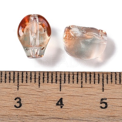Baking Paint Glass Beads GLAA-S202-17B-1