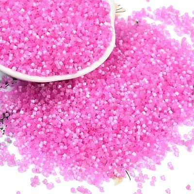 Imitation Cat Eyes Glass Seed Beads SEED-H003-03T-1