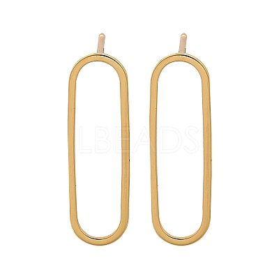 Brass Stud Earrings KK-T038-484B-1