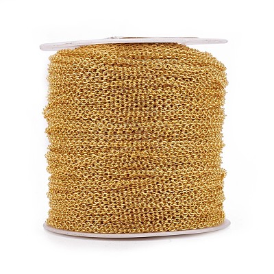 Brass Cable Chains CHC027Y-G-1