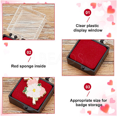 Plastic Box with Flocking Blister CON-WH0106-11C-1