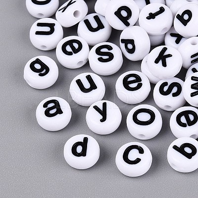 Opaque Acrylic Beads SACR-Q001-20-1