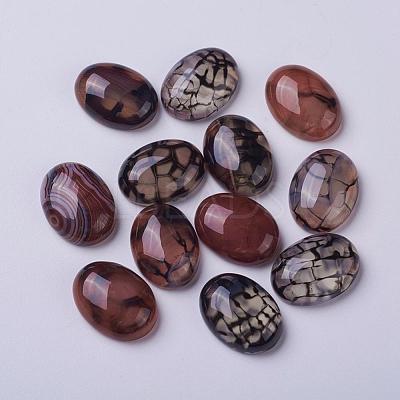Natural Dragon Veins Cabochons G-F296-07-15x20mm-1