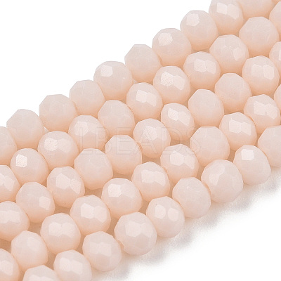 Opaque Solid Color Glass Beads Strands X-EGLA-A034-P3mm-D17-1