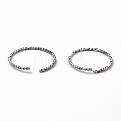 Non-Tarnish 304 Stainless Steel Open Jump Rings STAS-L262-36E-P-1