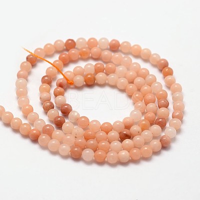 Natural Pink Aventurine Beads Strands G-N0185-04-2mm-1
