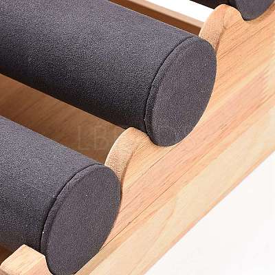 3 Layer Wood Jewelry Bracelet Displays Stands RDIS-K003-02A-1