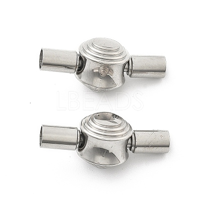 304 Stainless Steel European Clasps STAS-Z115-04P-05-1