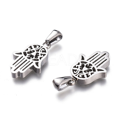 Tarnish Resistant 304 Stainless Steel Pendants STAS-Z006-03P-1