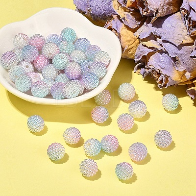 50Pcs Imitation Pearl Acrylic Beads OACR-YW0001-11F-1