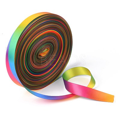 Rainbow Gradient Polyester Ribbon OCOR-G008-01D-1