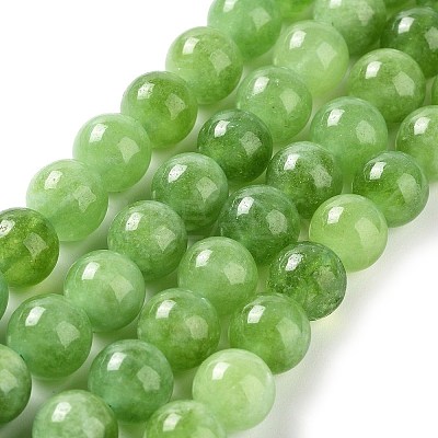 Dyed Natural Malaysia Jade Beads Strands G-G021-02C-04-1
