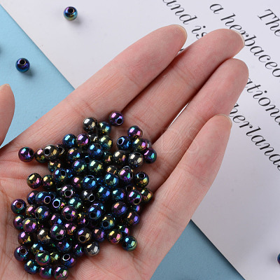 Opaque Acrylic Beads MACR-S370-D6mm-S002-1