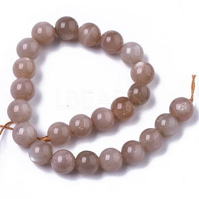 Natural Sunstone Beads Strands X-G-N327-01B-03-1