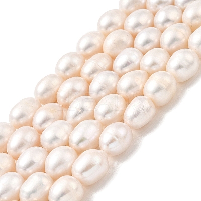 Natural Cultured Freshwater Pearl Beads Strands PEAR-I007-01E-04A-1