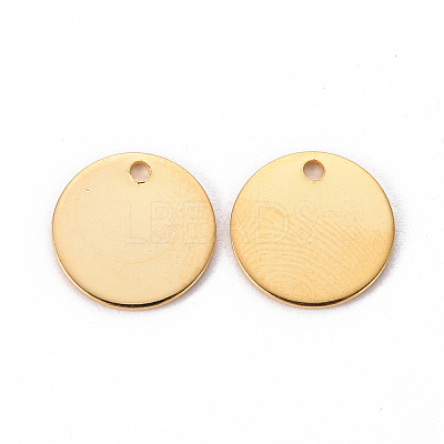201 Stainless Steel Stamping Blank Tag Pendants LS-STAS-T058-12mm-G-1