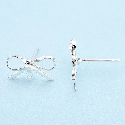 Brass Stud Earring Findings LS-X-KK-S350-013S-1