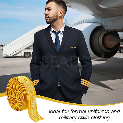 2M Metallic Yarn Ribbon SRIB-WH0011-220B-01-1