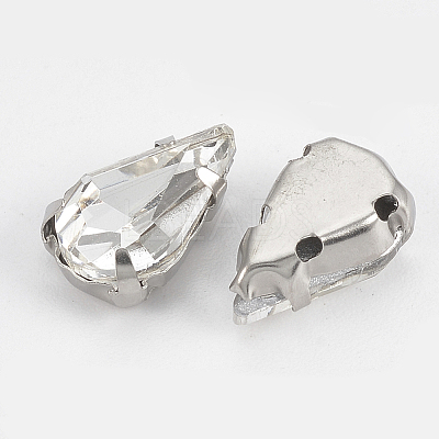 Sew on Rhinestone RGLA-T035-8x13mm-01-1
