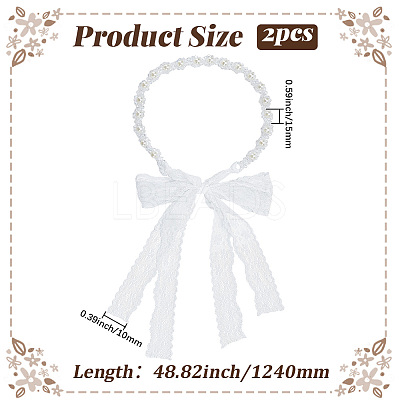 2Pcs Plastic Bead Snow Boot Decoration FIND-GF0009-08B-1