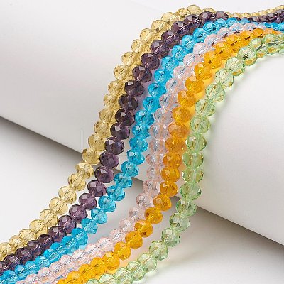 Glass Beads Strands EGLA-A044-T8mm-D-M-1