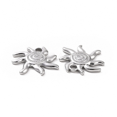 Non-Tarnish 304 Stainless Steel Pendants STAS-C003-12P-1