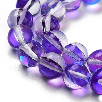 Transparent Glass Beads X-GLAA-B022-8mm-09-1