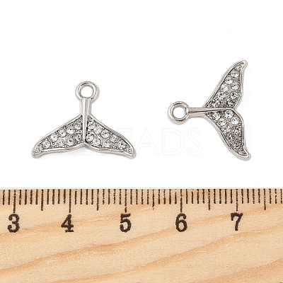 Alloy Rhinestone Pendants PALLOY-P312-05P-1