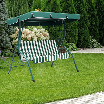 Oxford Cloth Outdoor Courtyard Swing Roof Cover  AJEW-WH20816-215-1