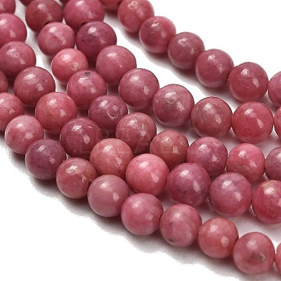 Natural Rhodonite Beads Strands G-F820-K06-4mm-1